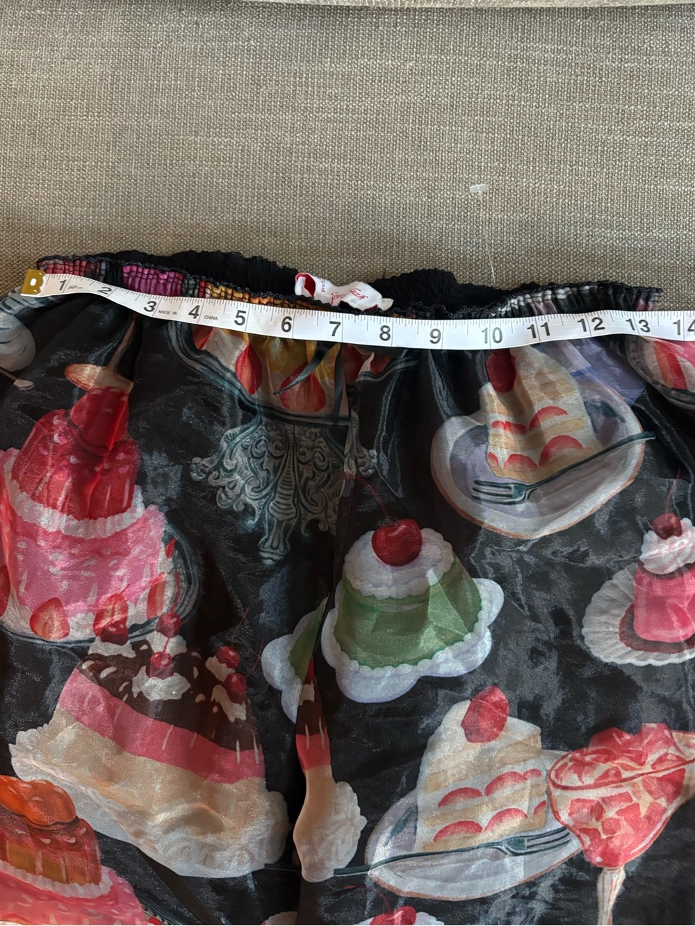 Lisa Says Gah Liora Dessert Ruffle Pants NWOT SIZE MEDIUM - Picture 6 of 6